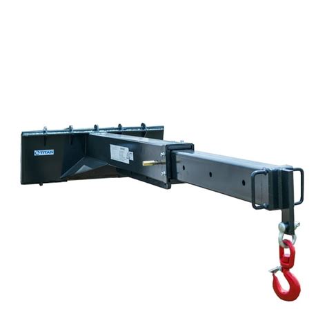 skid steer crane jib|adjustable jib boom crane.